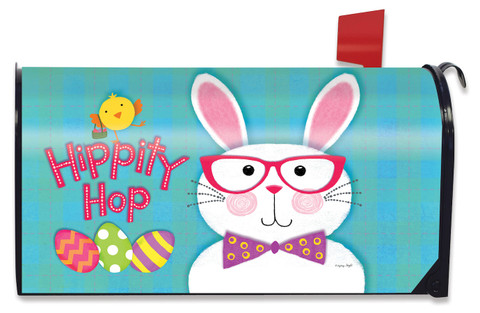 Hippity Hop Bunny Easter Mailbox Cover