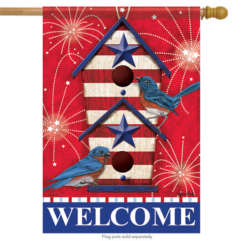 Bluebird Fireworks House Flag