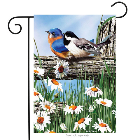 Spring Break Birds Garden Flag