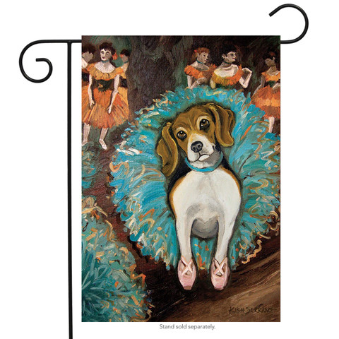 Van Growl Beagle Garden Flag