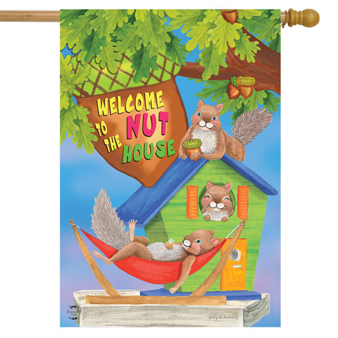 The Nuthouse Summer House Flag