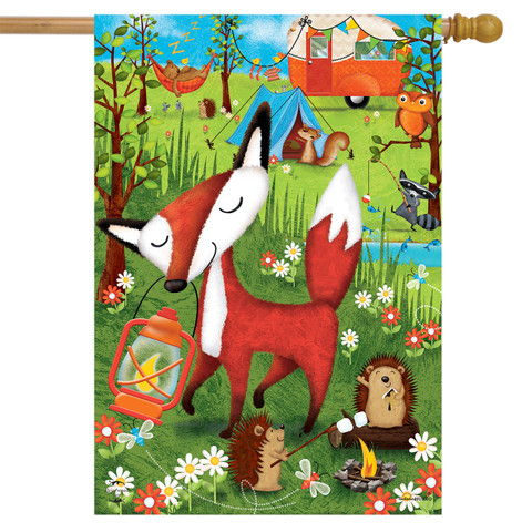 Wilderness Camp Summer House Flag