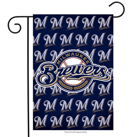 Milwaukee Brewers Greeting Card Garden Flag