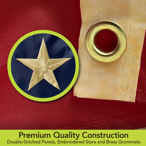 Be Kind Flag In The Breeze Pleated Fan Patriotic Bunting, 2' X 4 Bunting Flags - Foto 2