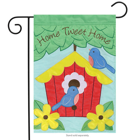 Home Tweet Home Spring Garden Flag