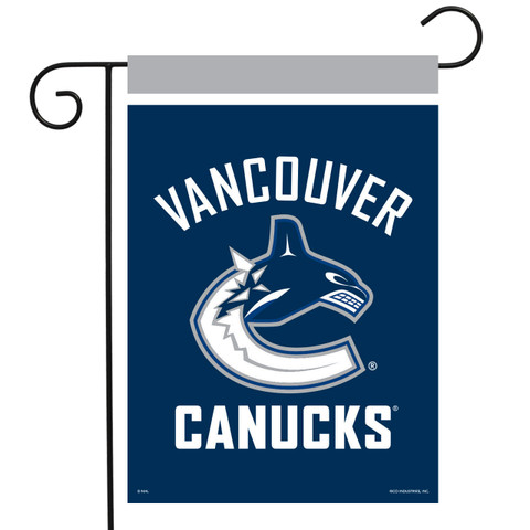 Vancouver Canucks NHL Licensed Garden Flag