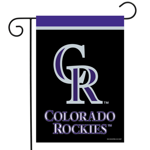 Colorado Rockies MLB Licensed Garden Flag