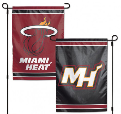 Miami Heat NBA 2 Sided Garden Flag