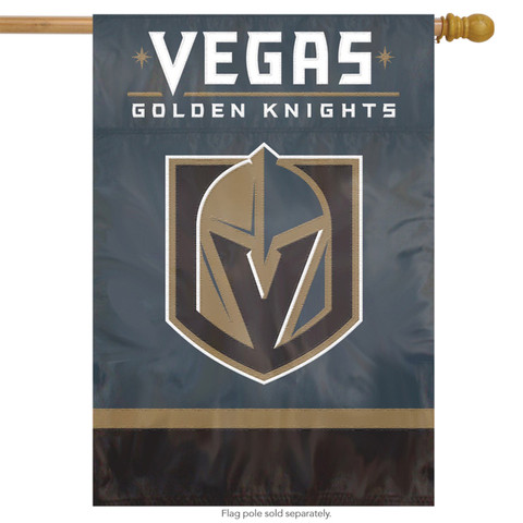 Vegas Golden Knights Applique Embroidered House Flag