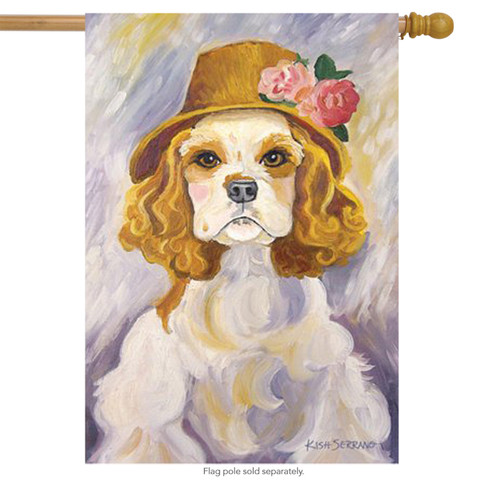 Ruffoir Cocker Spaniel Dog House Flag