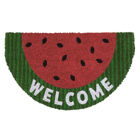 Watermelon Summer Natural Fiber Coir Doormat