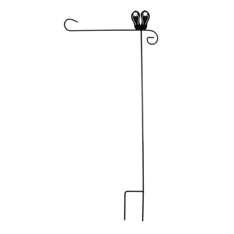 Briarwood Lane Wrought Iron Flip Flops Garden Flag Stand