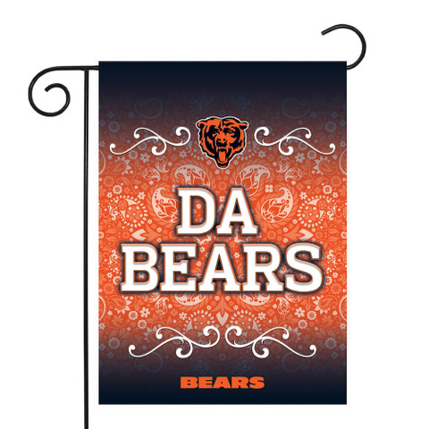 Chicago Bears Paisley NFL Garden Flag