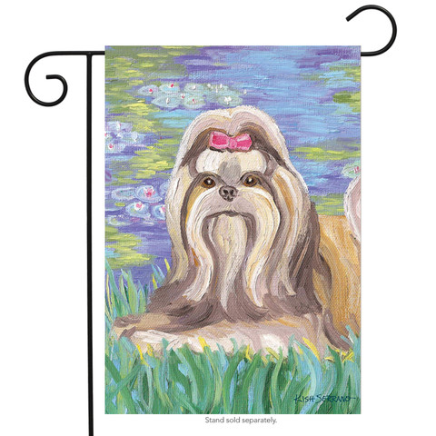 Bonet Shih Tzu Garden Flag