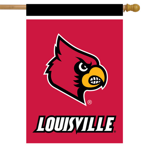 Louisville Cardinals NCAA Licensed House Flag