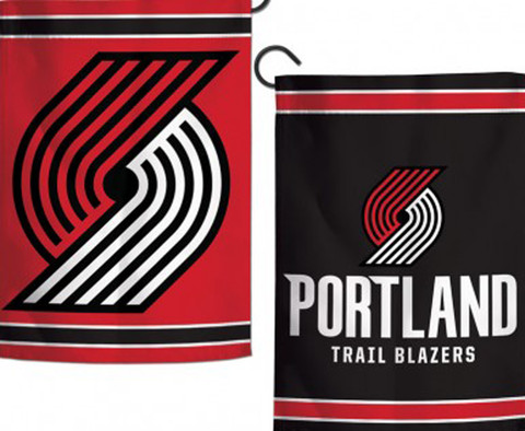 Portland Trail Blazers 2 Sided NBA Garden Flag