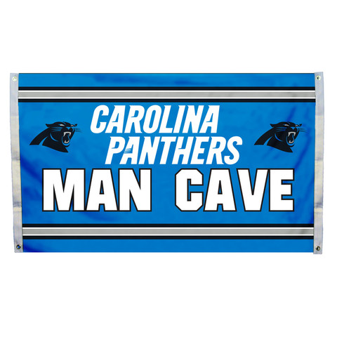 Carolina Panthers Man Cave Grommet Flag