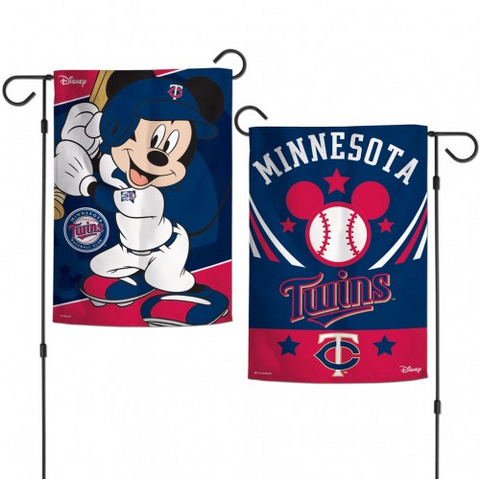 Minnesota Twins Mickey Mouse Garden Flag