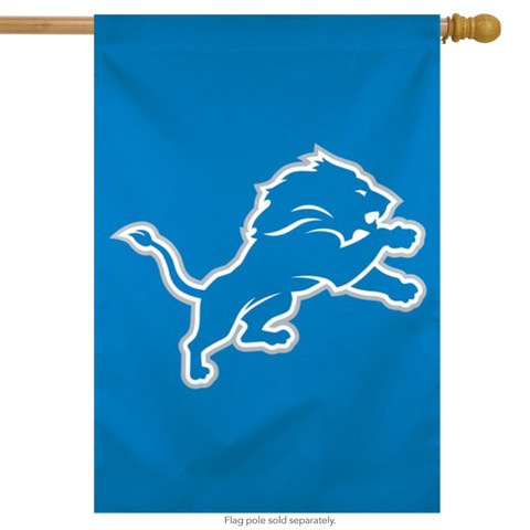 Detroit Lions NFL Vertical House Flag