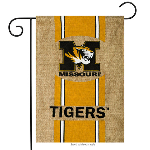 Missouri Tigers Licensed NCAA Burlap Garden Flag