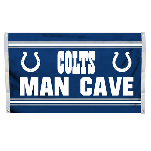 Indianapolis Colts Man Cave Grommet Flag