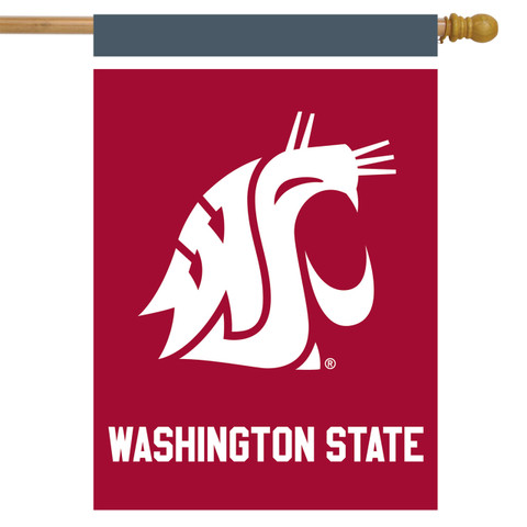 Washington State Cougars NCAA Licensed House Flag