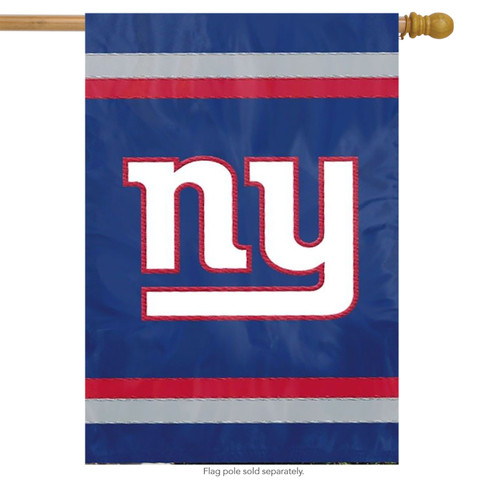 New York Giants Applique Embroidered Banner Flag NFL