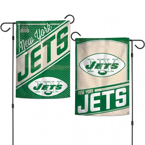 New York Jets Retro Licensed NFL Garden Flag