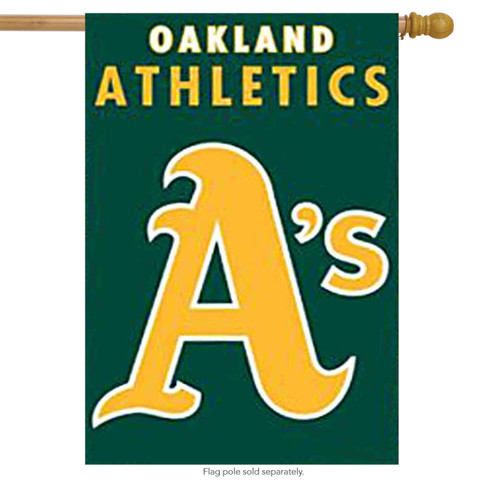 Oakland Athletics Applique Banner Flag