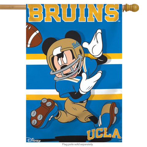 UCLA Bruins NCAA Mickey Mouse House Flag