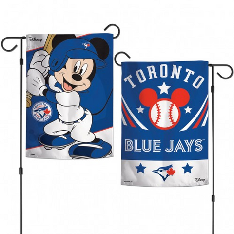 Toronto Blue Jays Mickey Mouse Garden Flag