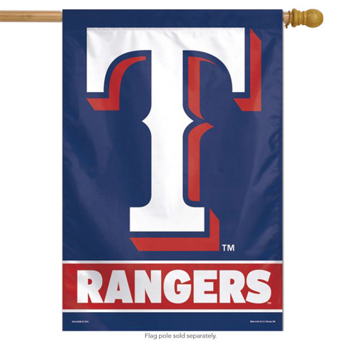 Texas Rangers House Flag MLB Licensed Baseball