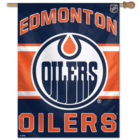Edmonton Oilers NHL Vertical Flag