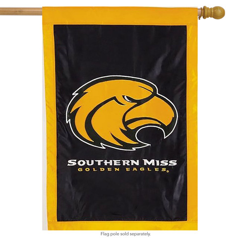 University of Southern Mississippi Golden Eagles NCAA Licensed House Flag
