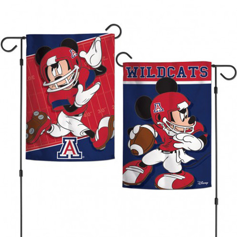 Arizona Wildcats NCAA Mickey Mouse Garden Flag