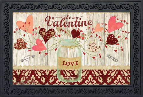 Lovely Hearts Valentine's Day Doormat