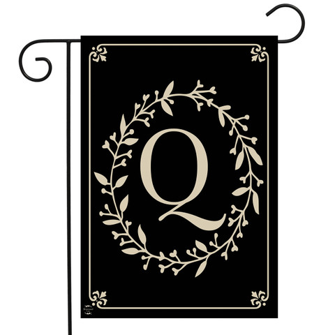 Briarwood Lane Classic Monogram Letter Q Garden Flag