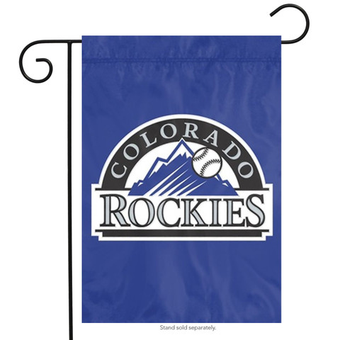 Colorado Rockies Applique Garden Flag