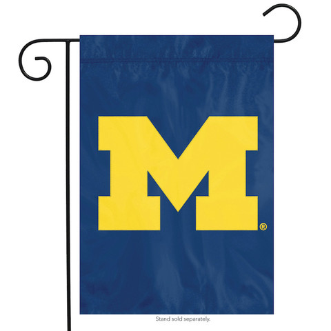 Michigan Wolverines Applique Garden Flag