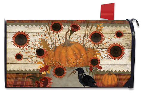 Primitive Pumpkins Autumn Mailbox Cover