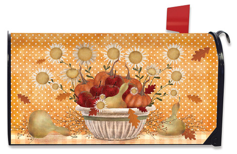 Harvest Bounty Autumn Mailbox Cover