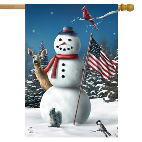 Spirit of the Season Winter House Flag