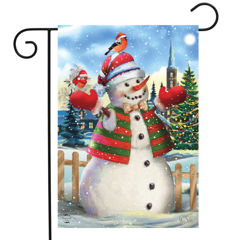 It's Snowing Christmas Garden Flag