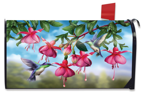 Flight Of The Hummingbirds Spring Mailbox Cover