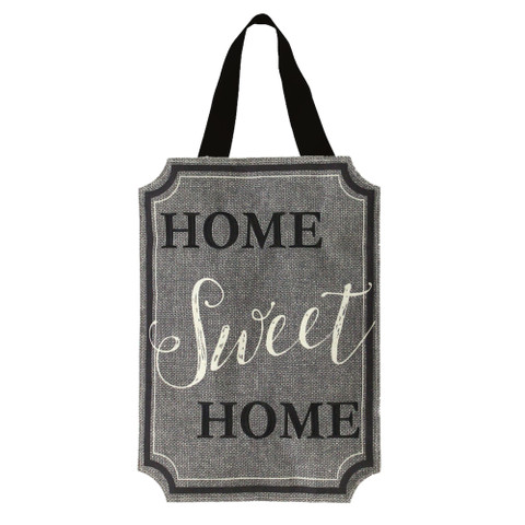 Home Sweet Home Burlap Door Hanger