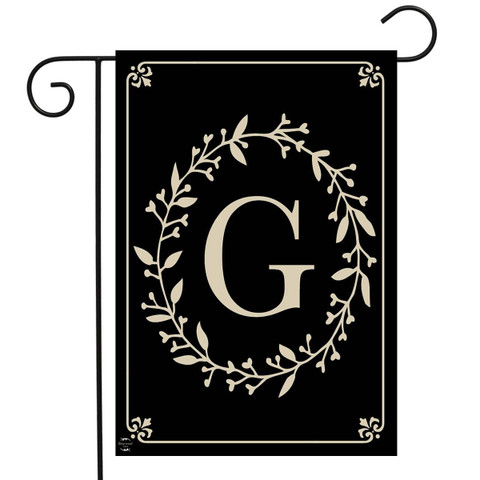 Briarwood Lane Classic Monogram Letter G Garden Flag