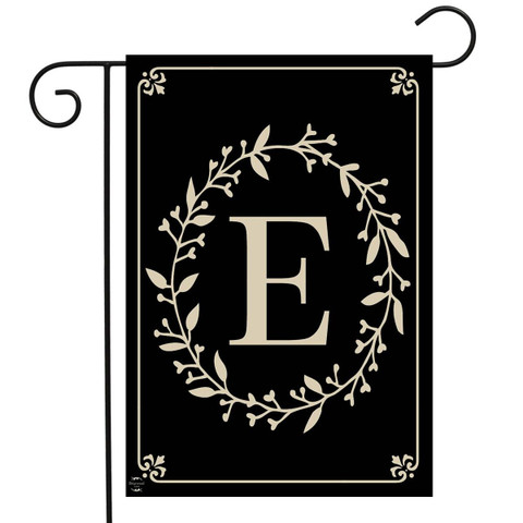 Briarwood Lane Classic Monogram Letter E Garden Flag