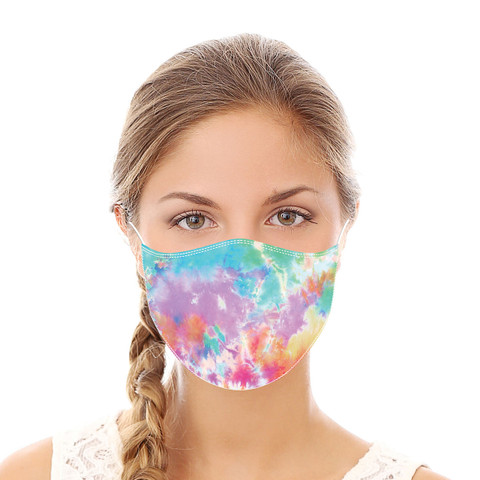 Rainbow Tie Dye Reusable Cloth Face Mask