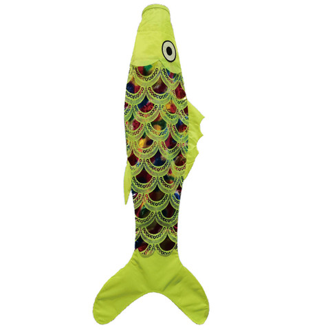 Green Fish Windsock 55"L