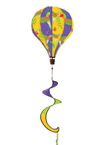 Hummingbirds Deluxe Hot Air Balloon Wind Twister